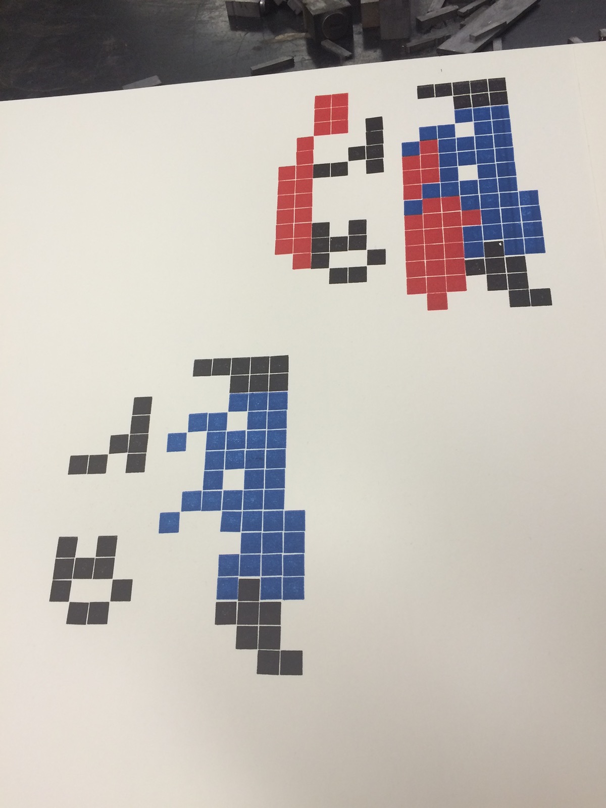 letterpress LEGO Printing type mario Luigi Video Games