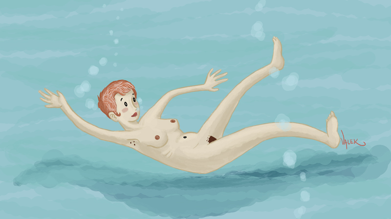 Ilustração aline valek Blog nude nu corpo mulher