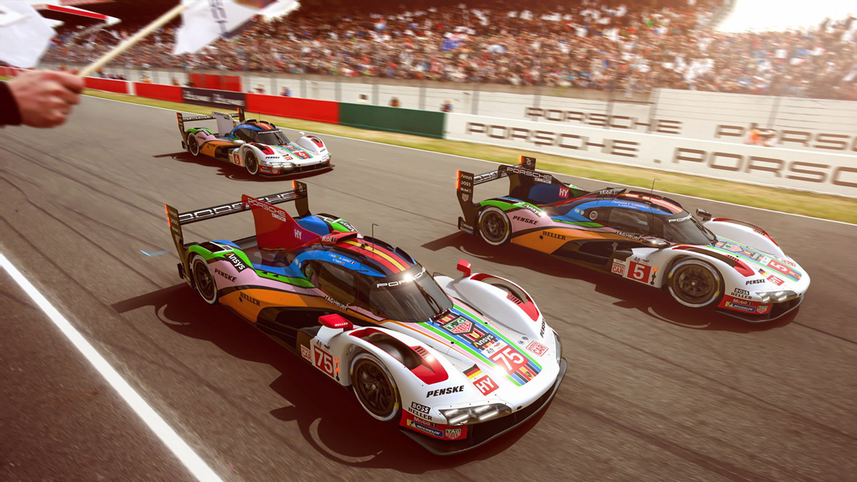 Porsche LeMans Racing Motorsport sports car supercar automotive   Vehicle Social media post lemans 24hrs