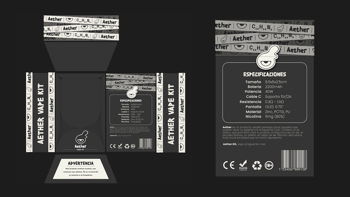 Vape branding  3D animation  Advertising  brand identity design blender Render Packaging