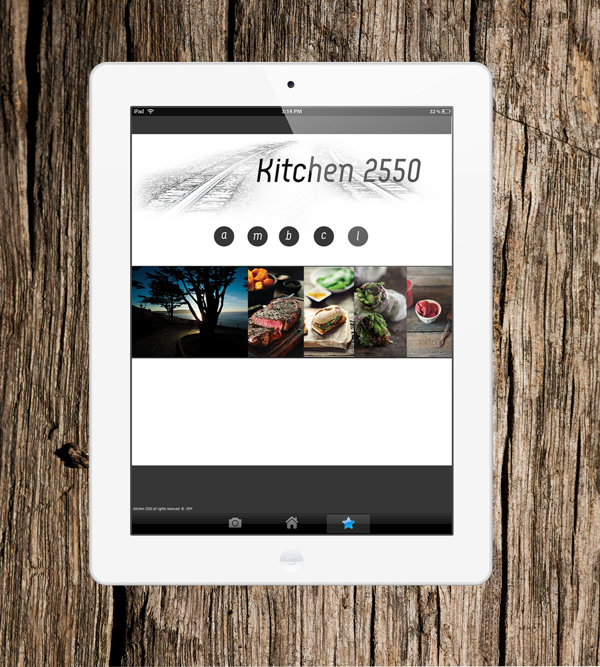 kitchen 2550 Web mobile design
