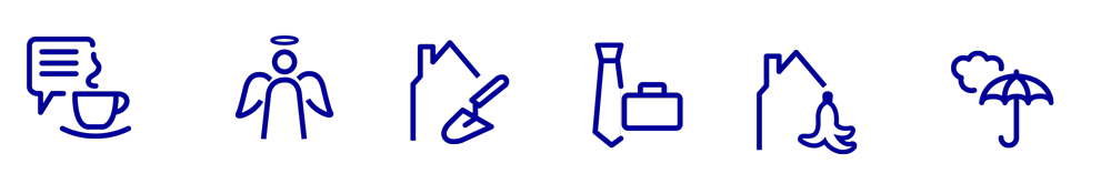 pictograms icons financial money