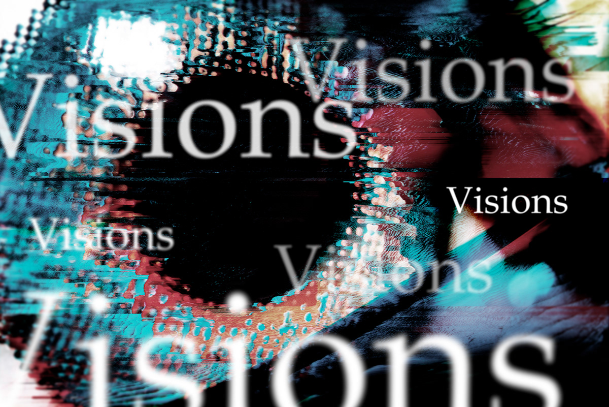 abstract color Datamosh digital eskmo eye Glitch Hexxio ILLUSTRATION  Visions