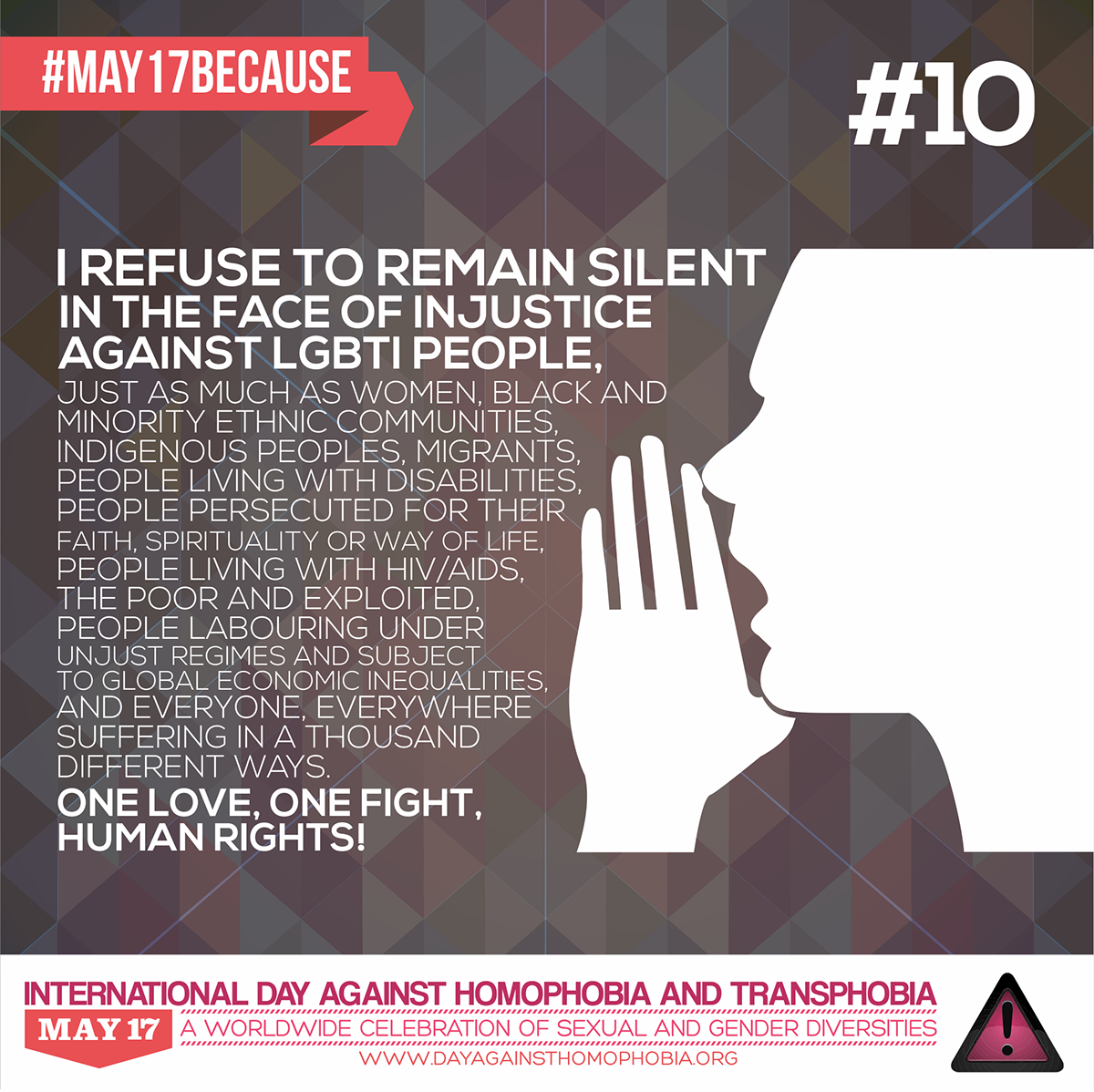 IDAHOT may 17 day against homophobia LGBT gay