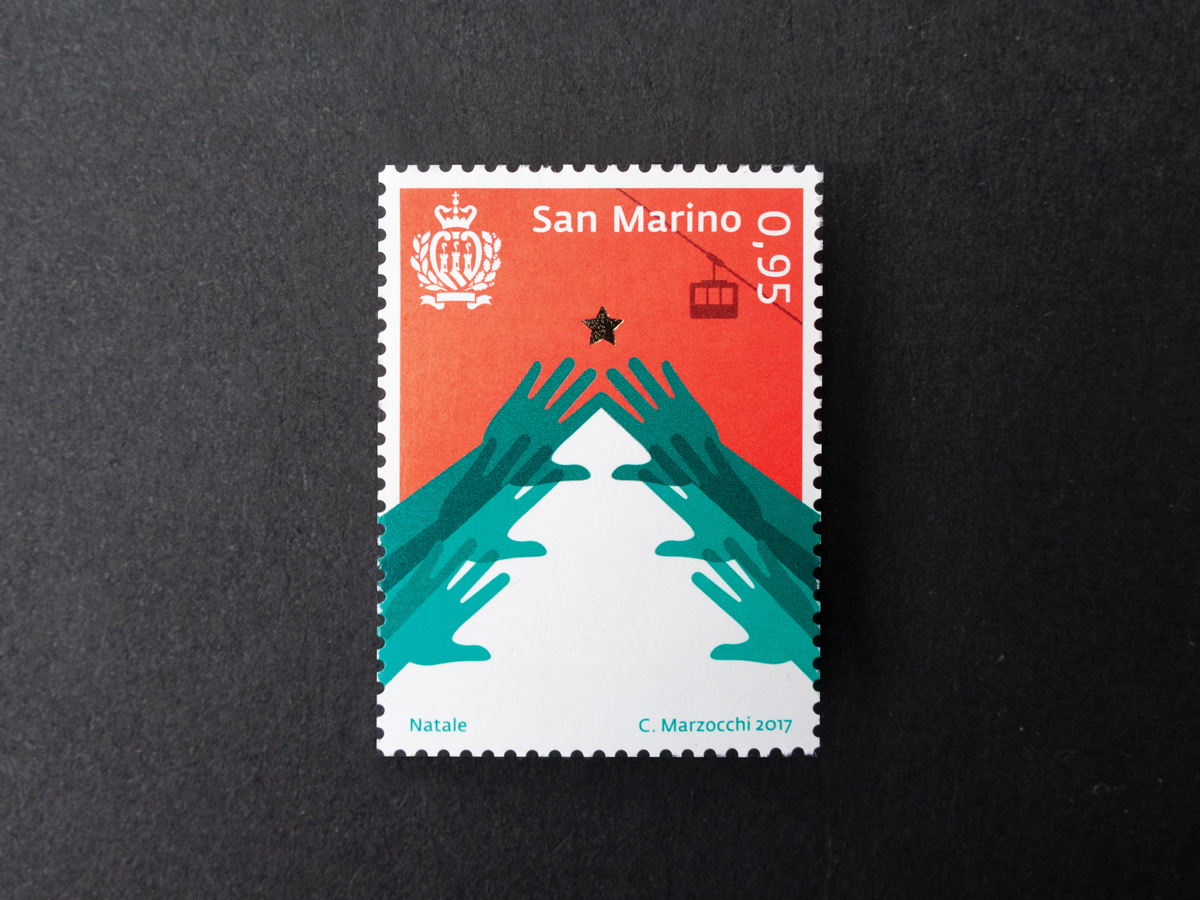 Adobe Portfolio graphics Philately poststamp stamp Christmas charity