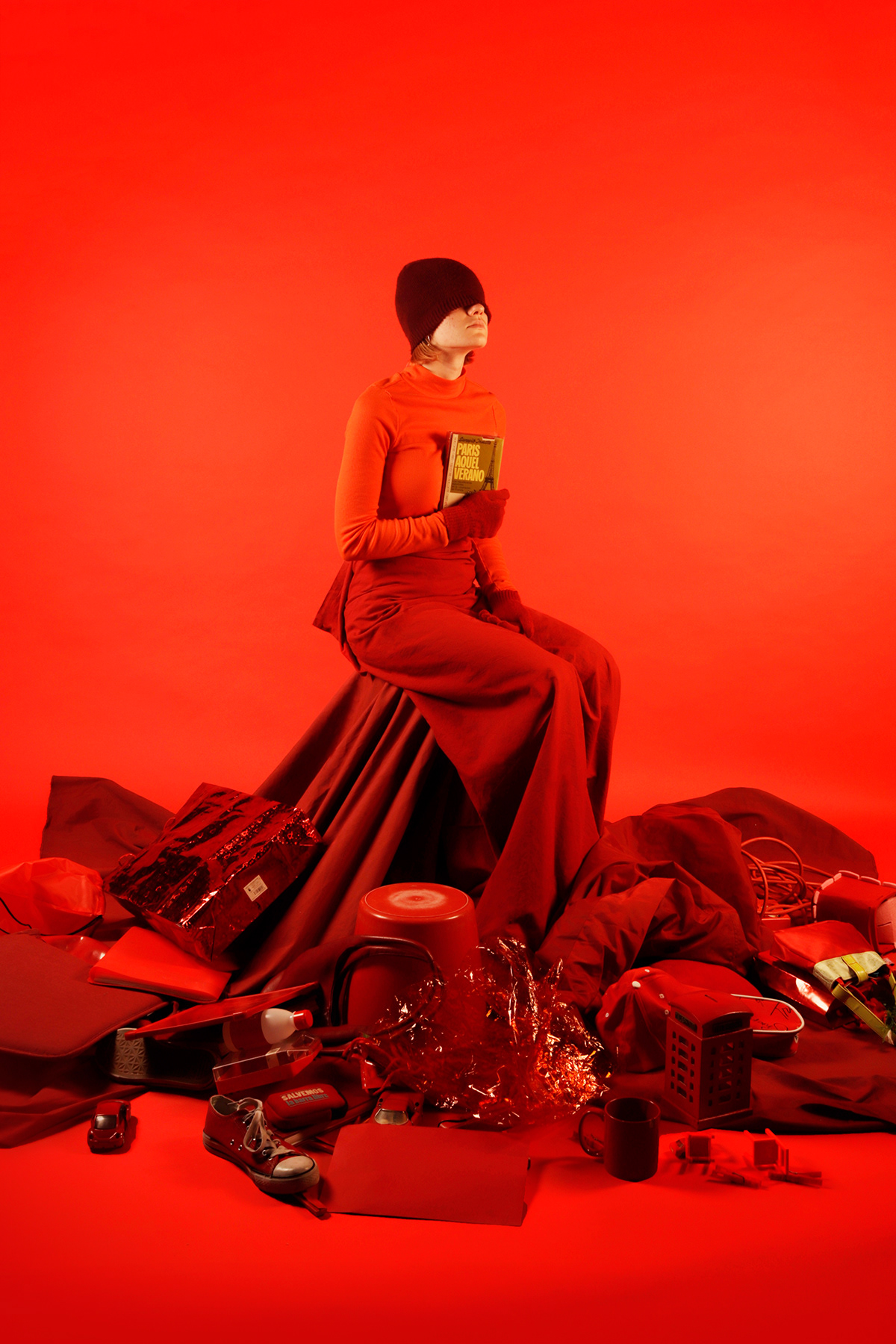 artwork color composition Fashion  fashion photography minimal Photography  photoshoot red stylist