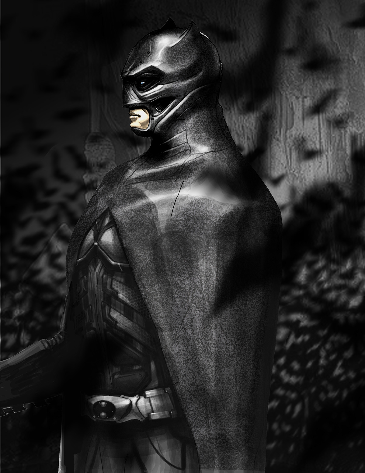 batman  Illustration  comic art  digital art