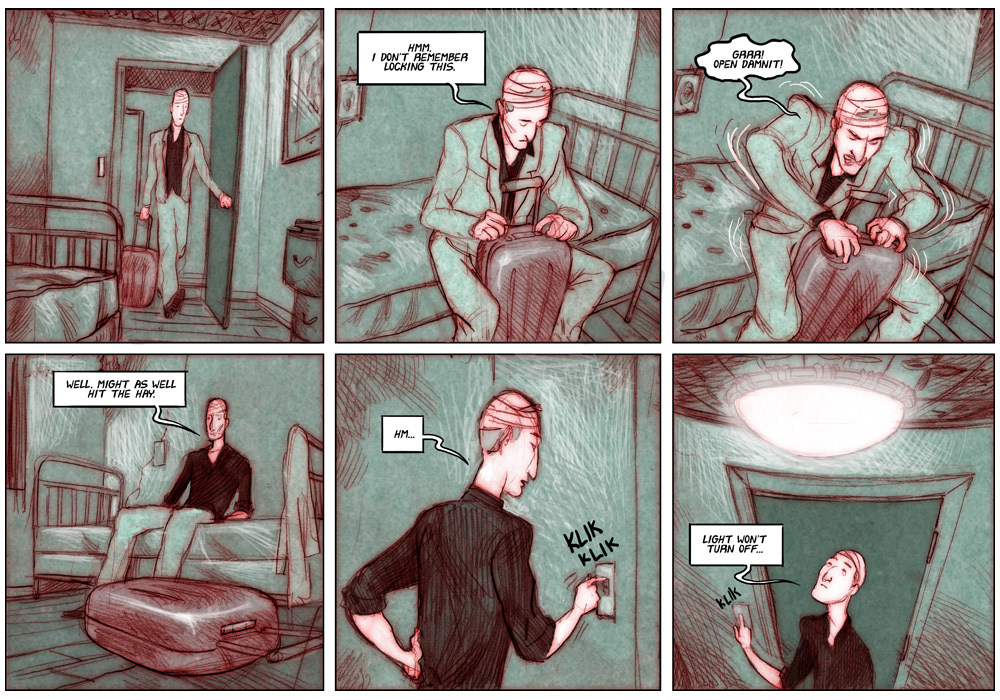comics  web comics surrealism mystery Graphic Novel existential humorous color scheme web comics