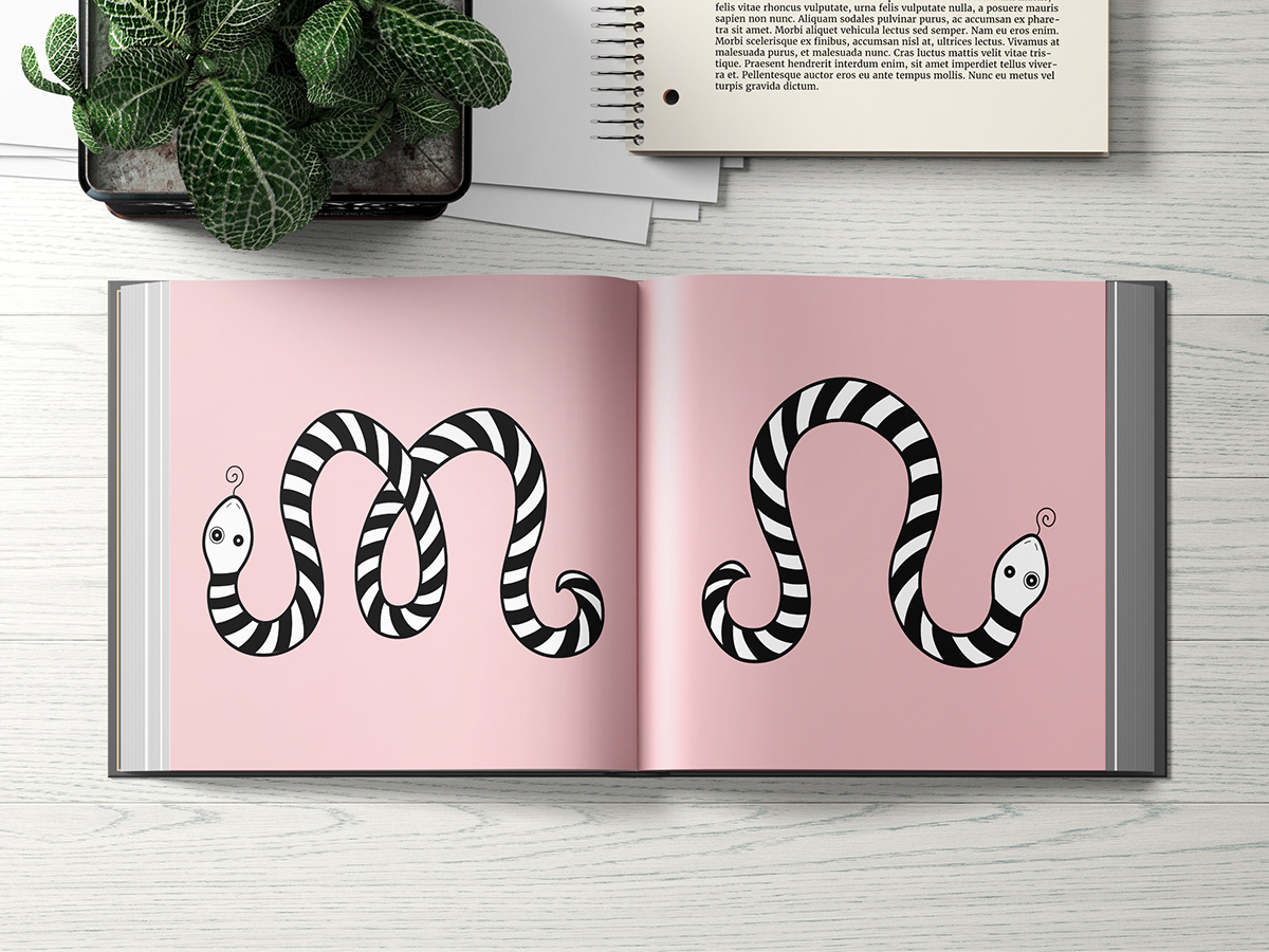 typography   type design #Design graphicdesign lettering alphabet snake ILLUSTRATION  letters