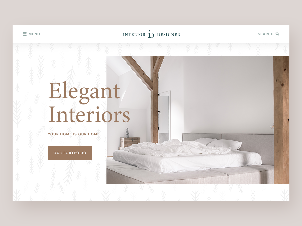 Interior Designer - Website Concept on Behance