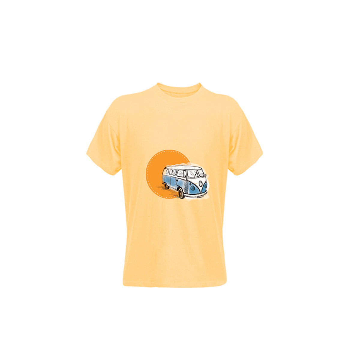 T Shirt car colorfull bus woswos