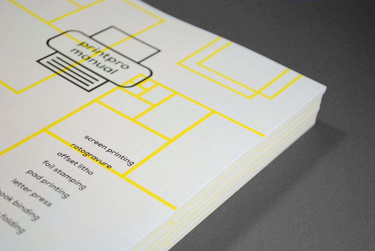 print print manual information graphics information diagram Layout yellow vector binding book design manual CMYK halftone paper