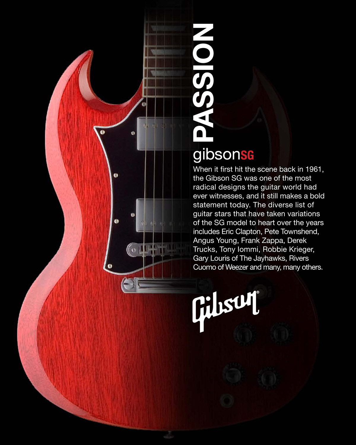 Gibson design Layout composition typography  