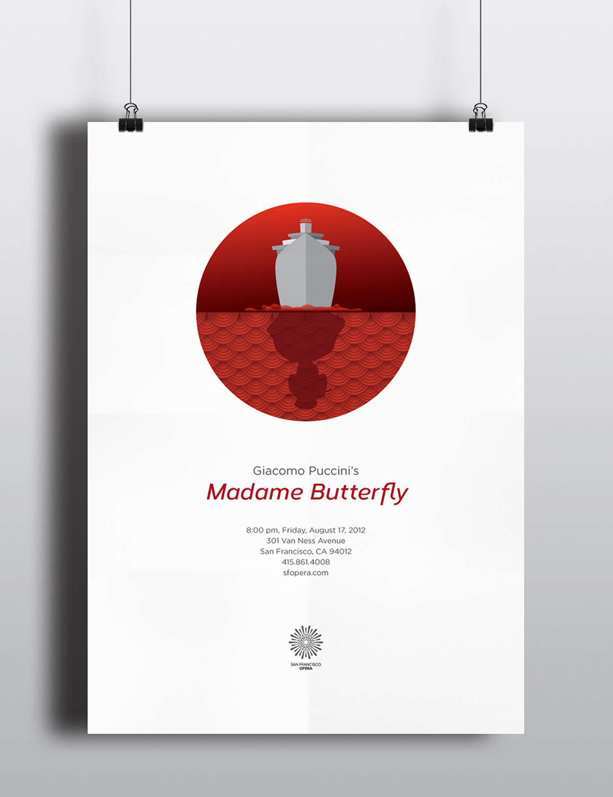Madame Butterfly SCAD poster opera