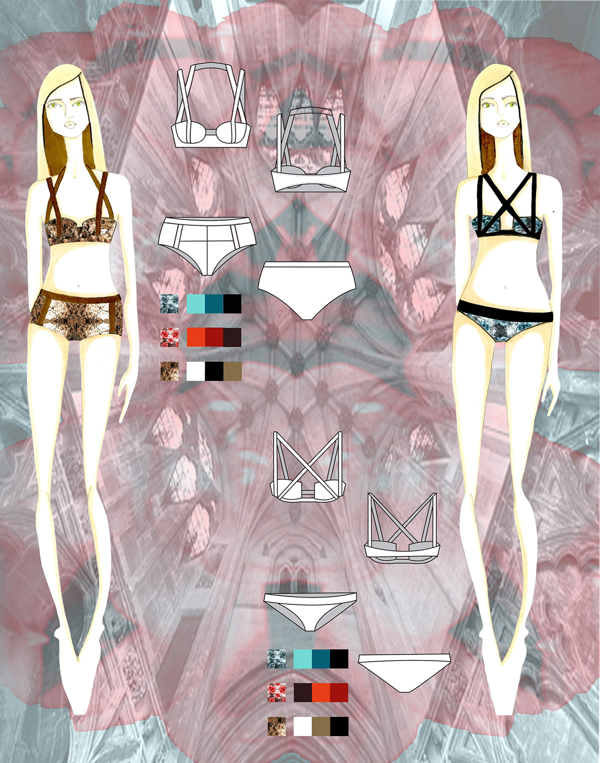 floral printed swimwear swimwear gothic architecture symmetry floral printed resort cruise