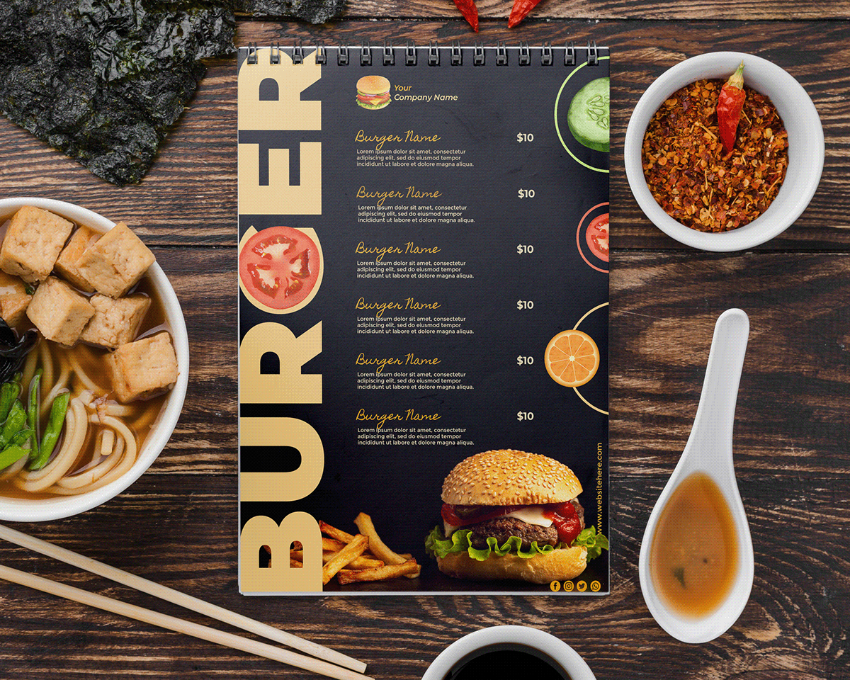 burger flyer Fast food menu food flyer food menu food menu design restaurant flyer restaurant menu restaurant menu design