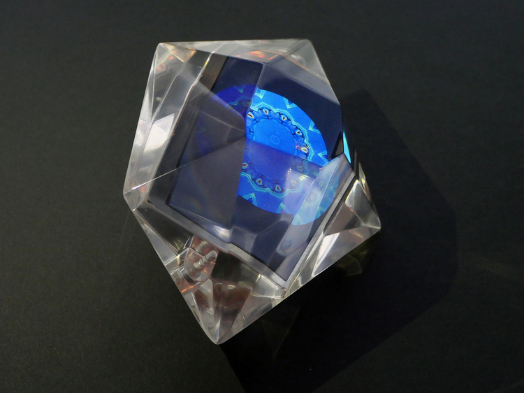 video gem acrylic diamond  sculpture art digital Computer