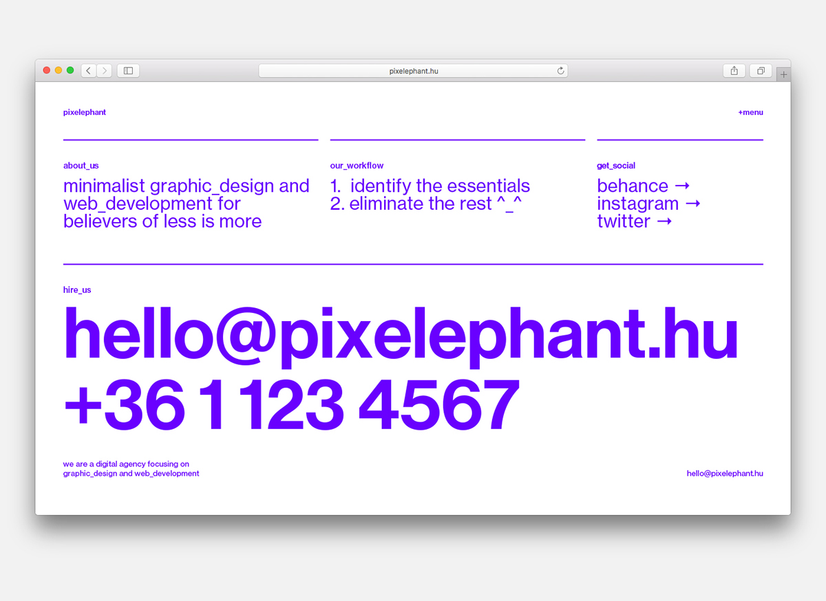 pix pixelephant Rebrand purple facelift showreel video