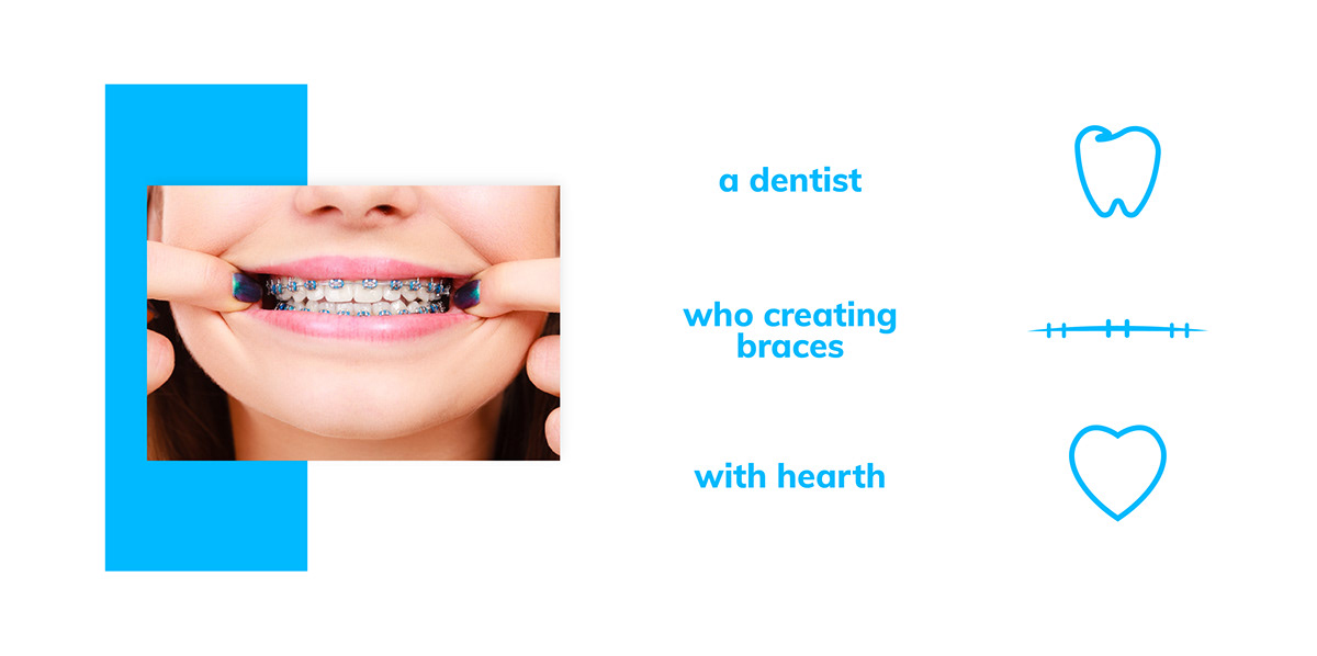 dentist Logo Design orthodontics Tóth Gergő logo graphicdesign branding  tg design