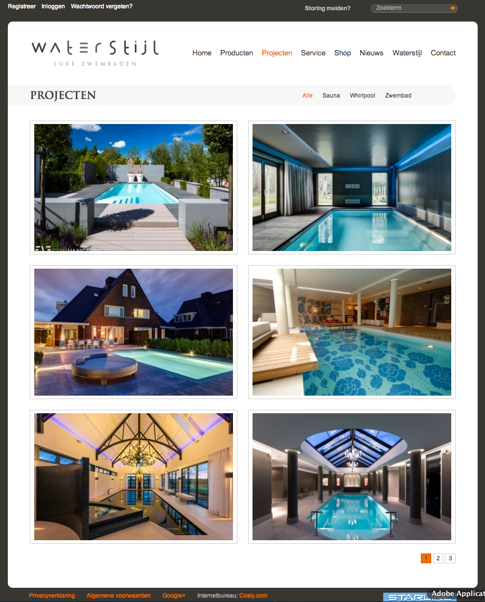 Webdesign Webdevelopment cms SEO water Swimmingpool whirlpool Sauna infrared relaxing lifestyle webshop html5 css3