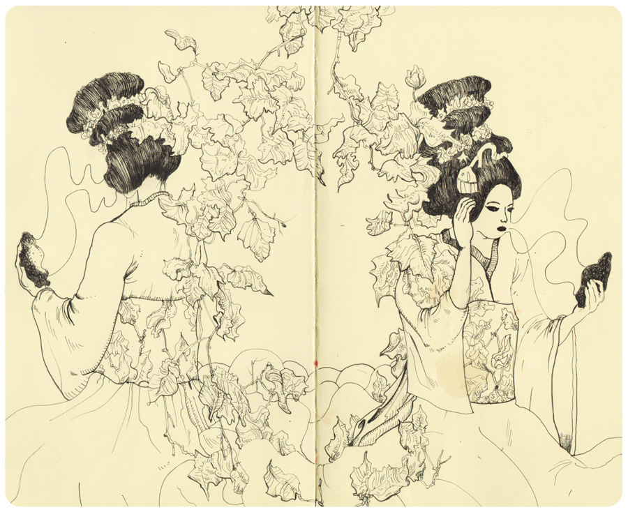 sketchbook sketch moleskine art pen robert scholten
