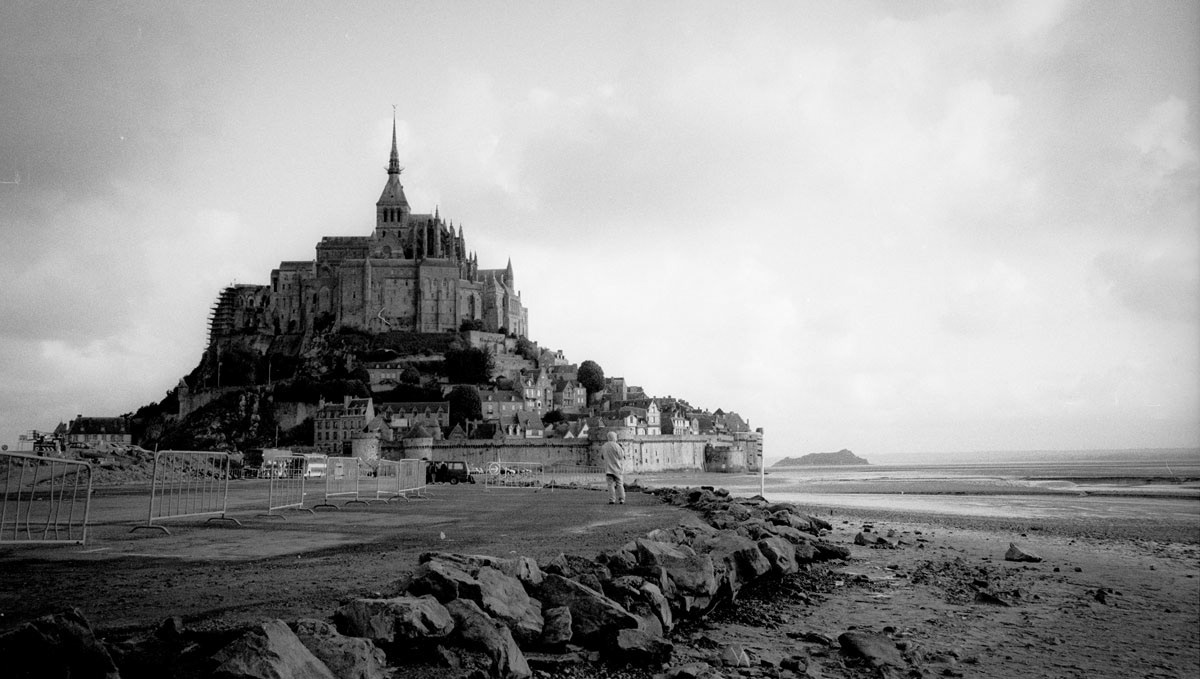 france Leica mont st. michel normandie Abbey of st Michel