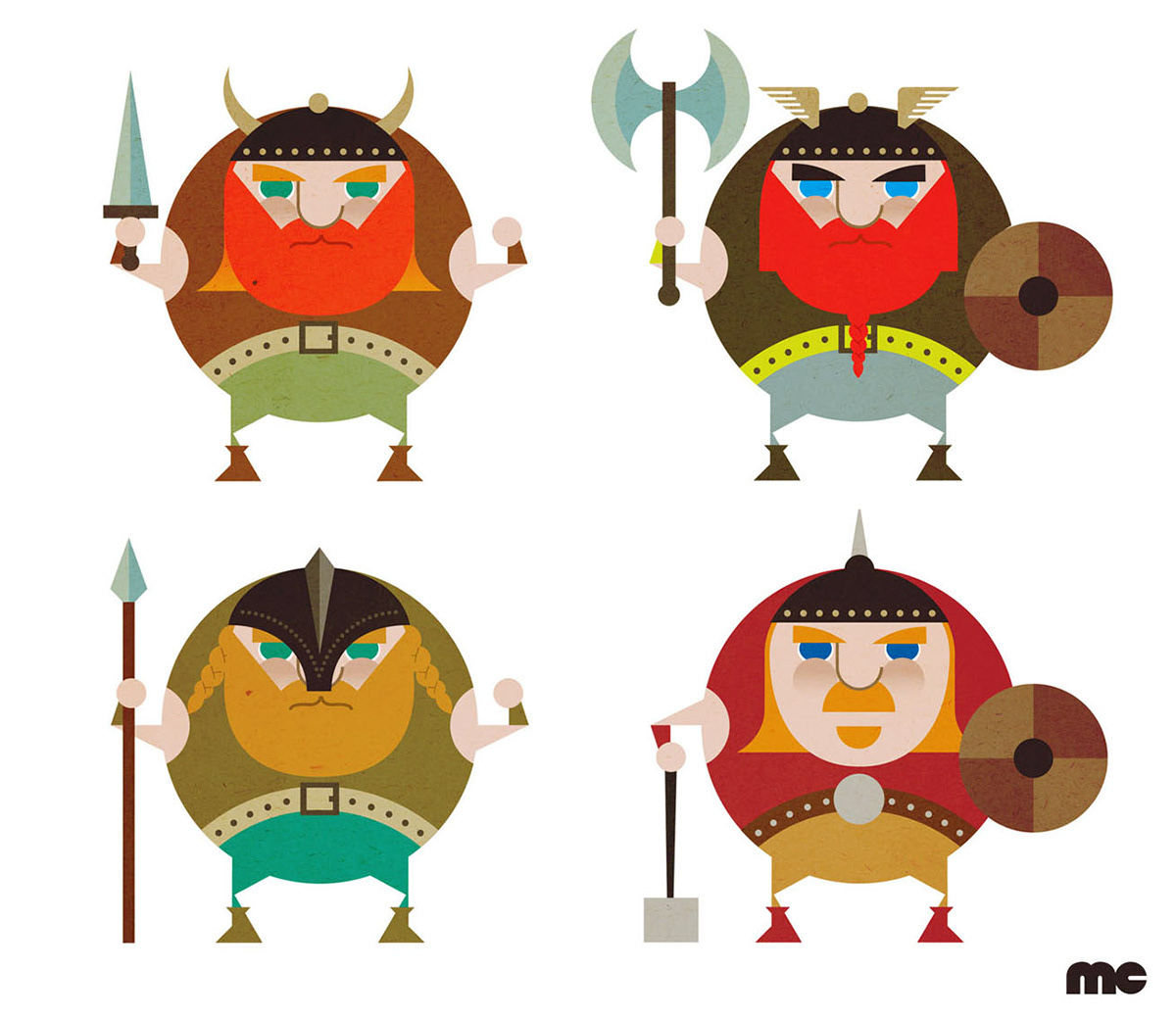 pirates cute nice circle characters Character warriors warrior guerreros knight samurai rough