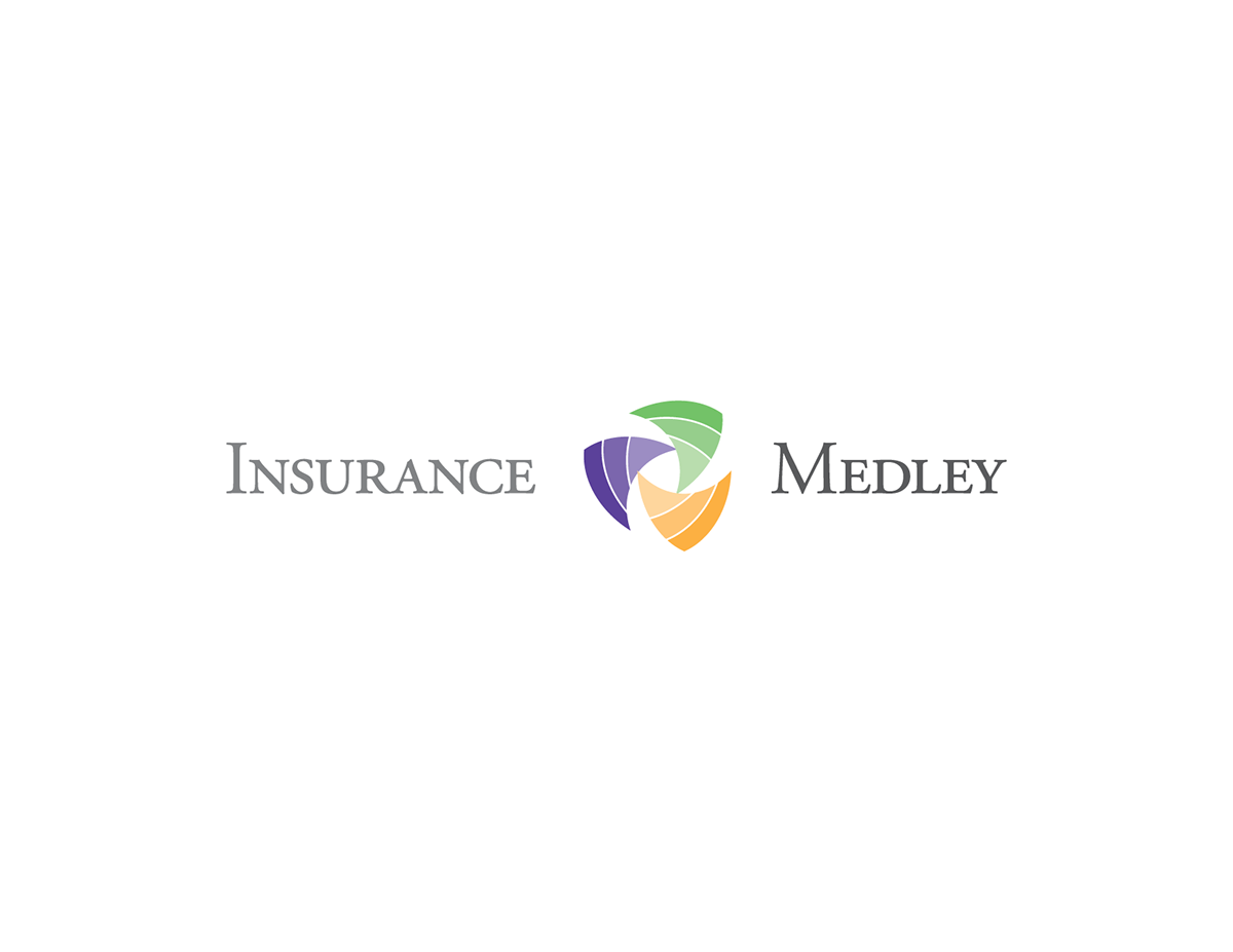 logo Corporate Identity insurance company web icons logo mark Life Insurance Health Insurance Insurance Medley Logo Design Business Stationary