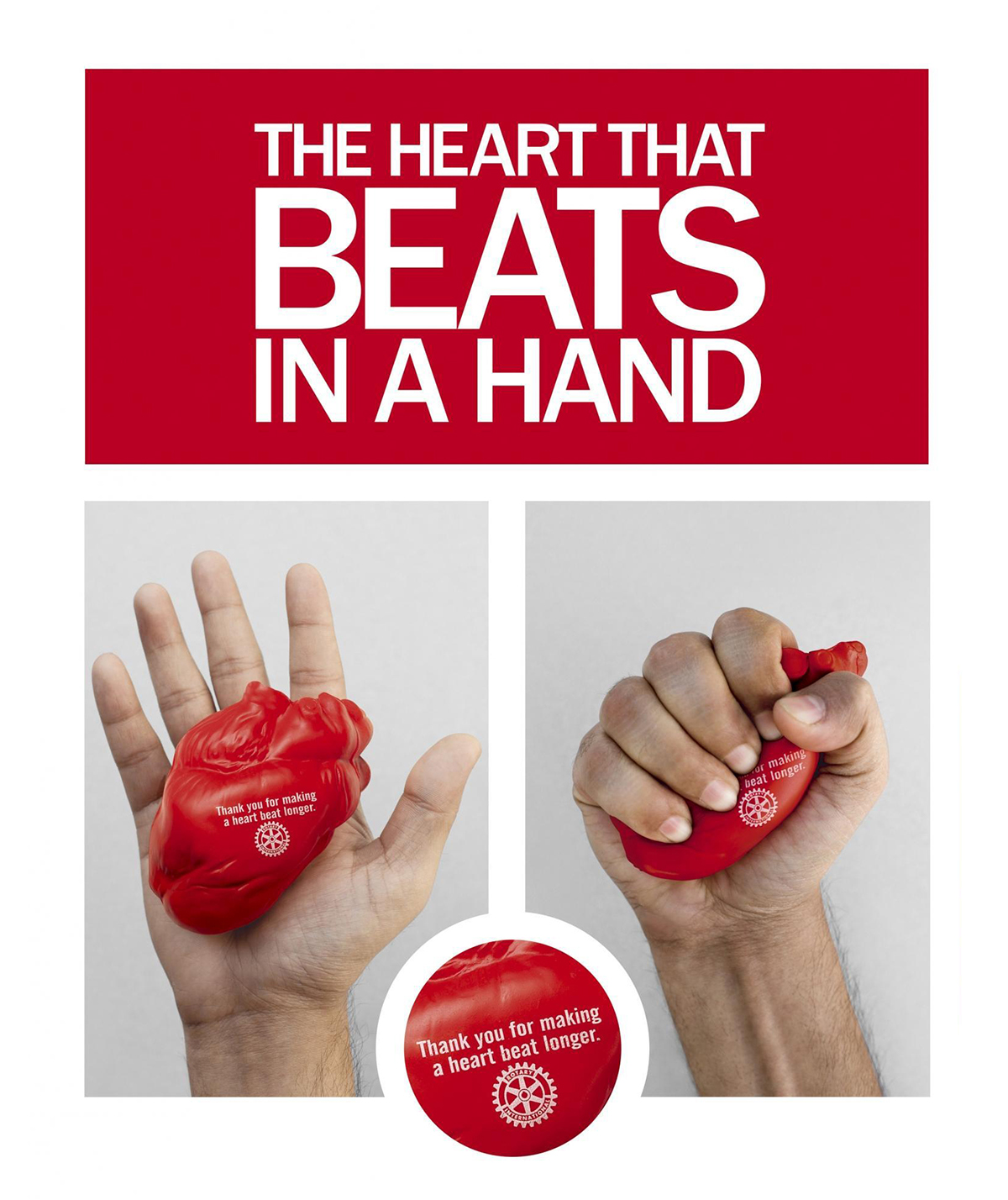 Rotary Blood Bank Ambient campaign direct marketing