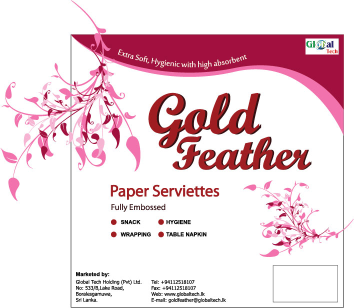 Paper Serviettes Packet design