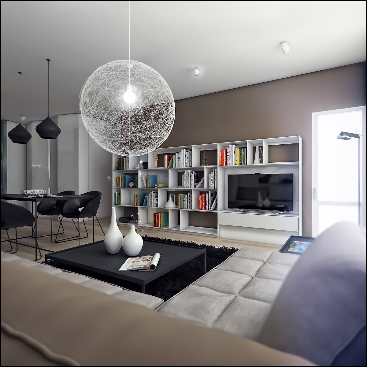 Interior design apartmen living room