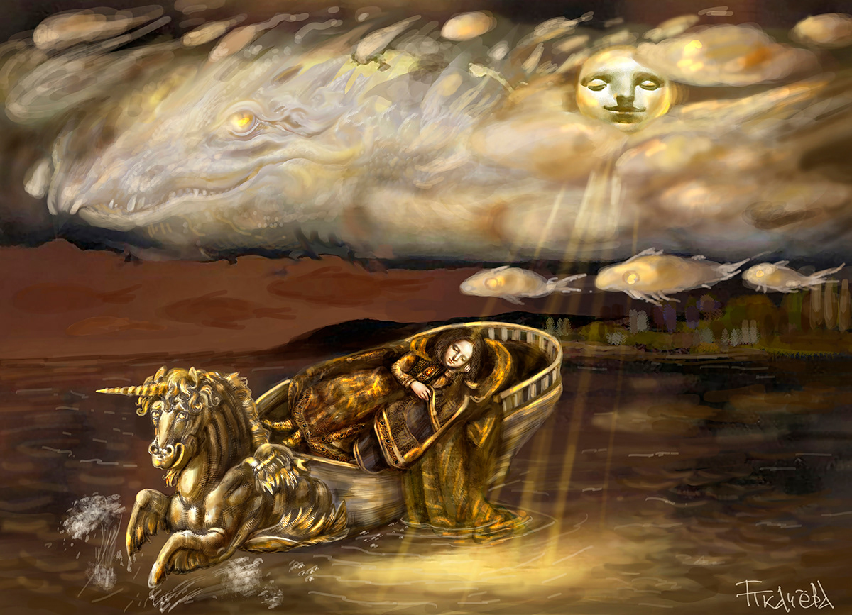 ILLUSTRATION  adobe illustrator Digital Art  concept mythology fantasy history Magic   artwork nft
