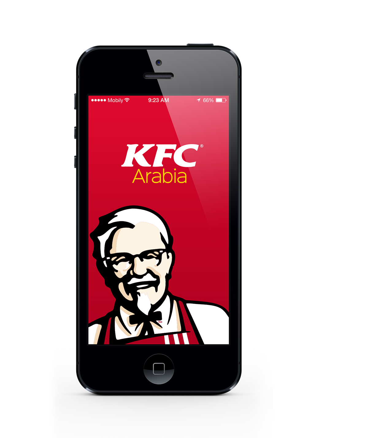 KFC arabic mobile app designer wow red yellow creative uiux graphic design art lebanon KSA