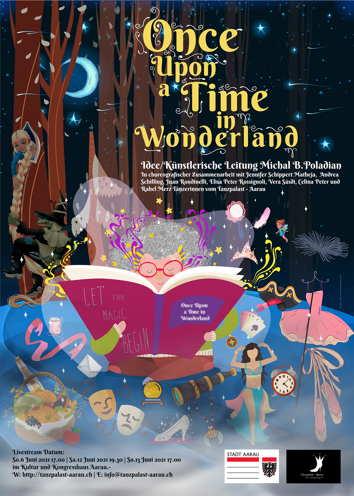 bedtime stories DANCE   forest Grand mother kids Magical Musical mystical Performance wonderland