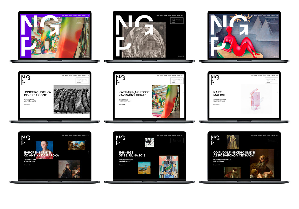 Studio Najbrt Wins the Re-Design of the National Gallery Prague Visual Identity