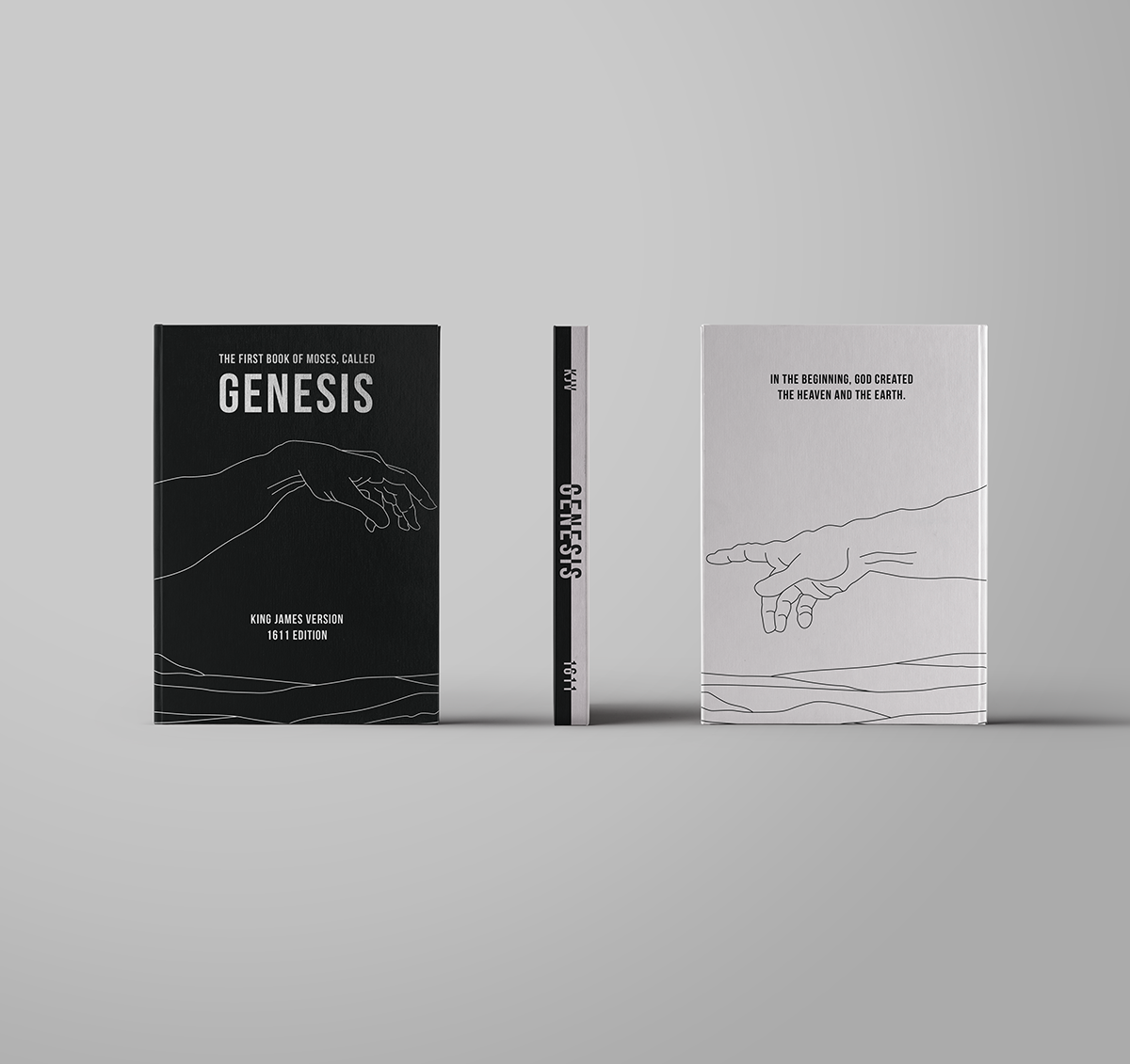 cover design book design book cover bible graphic design  print design  religion genesis book design