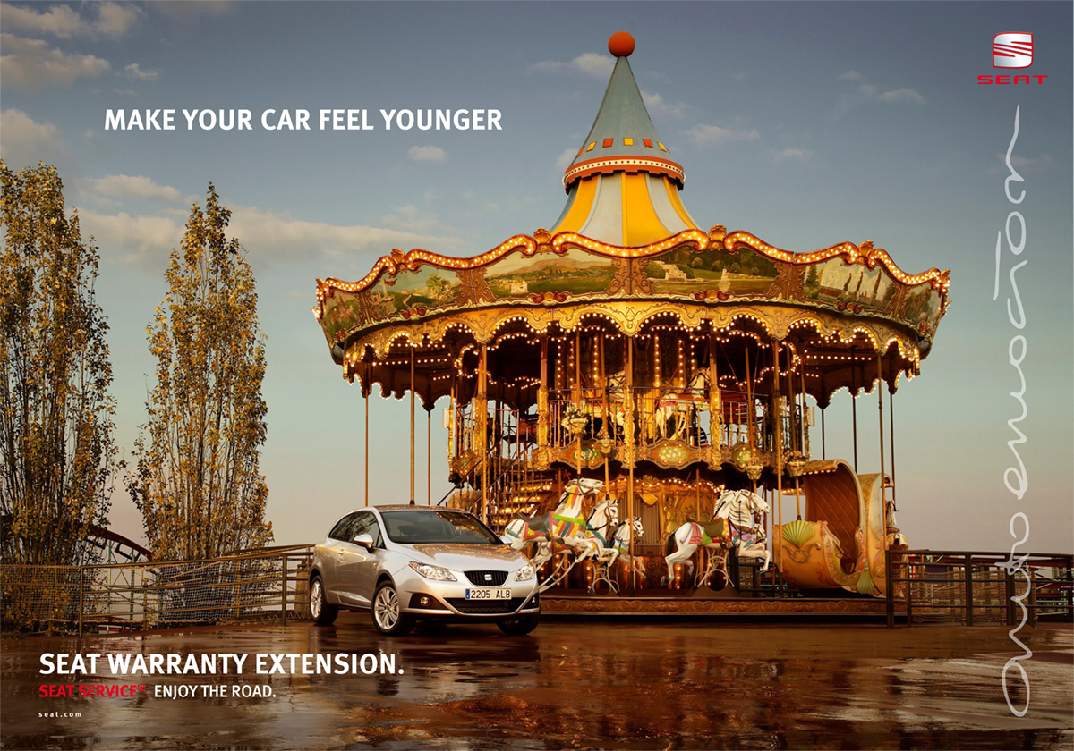 Adobe Portfolio seat Cars car Advertising 