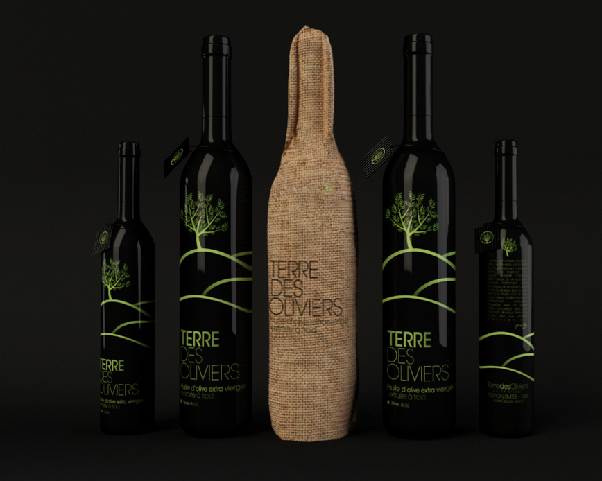 olive oil bottle design
