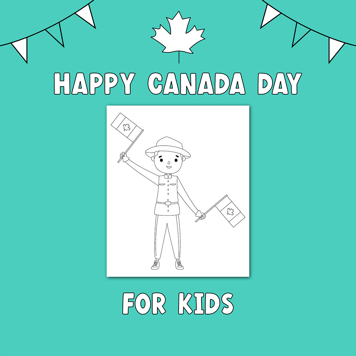 Happy Canada Day Coloring Pages For Children  

You Can Hire me in Behance  also Fiverr