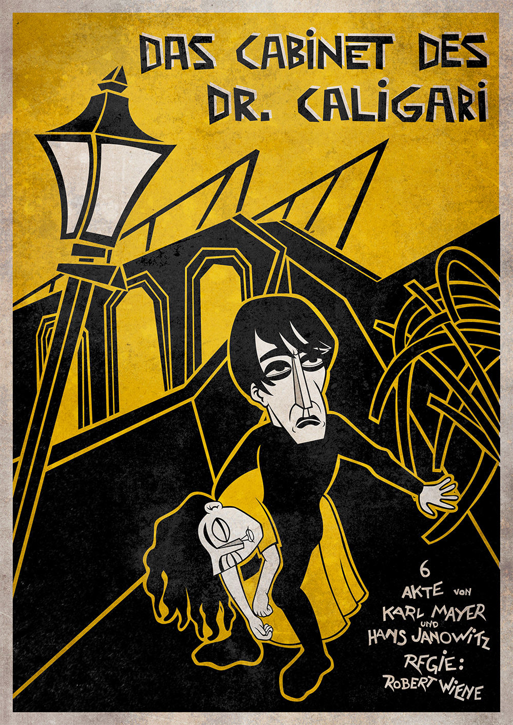 caligari Expressionism german Film   doctor poster