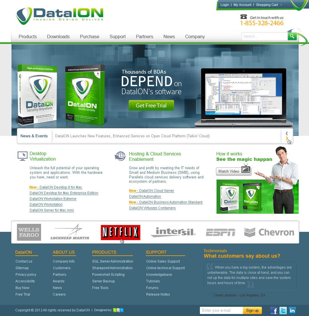 Website Design software antivirus app development company
