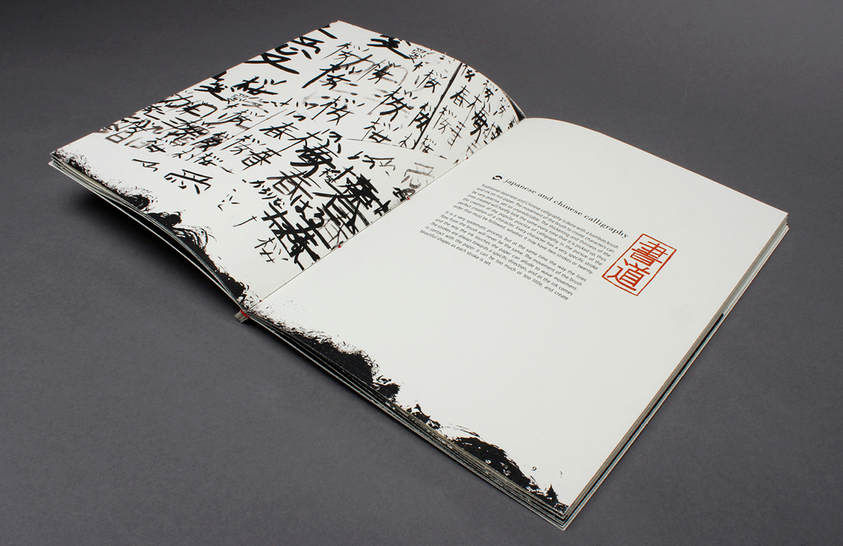 Typeface japanese Process Book