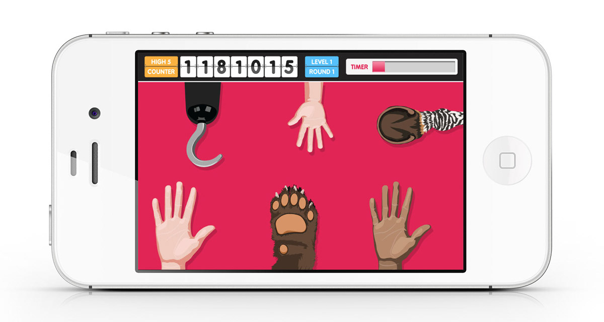 iphone mobile digital app interaction kids children restaurant UX design game itunes friendly's
