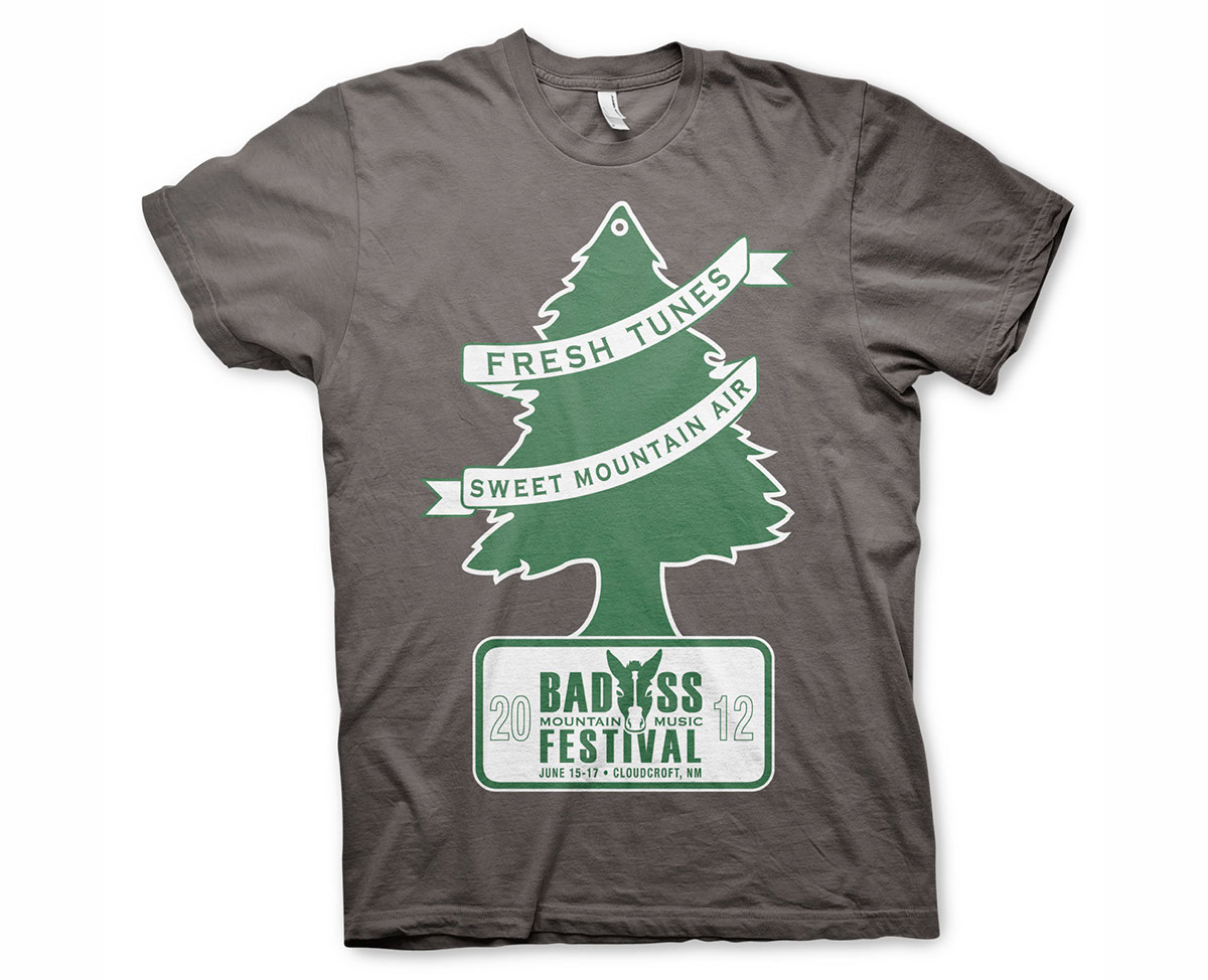 Music Festival gig poster tshirt Event Program donkey badass