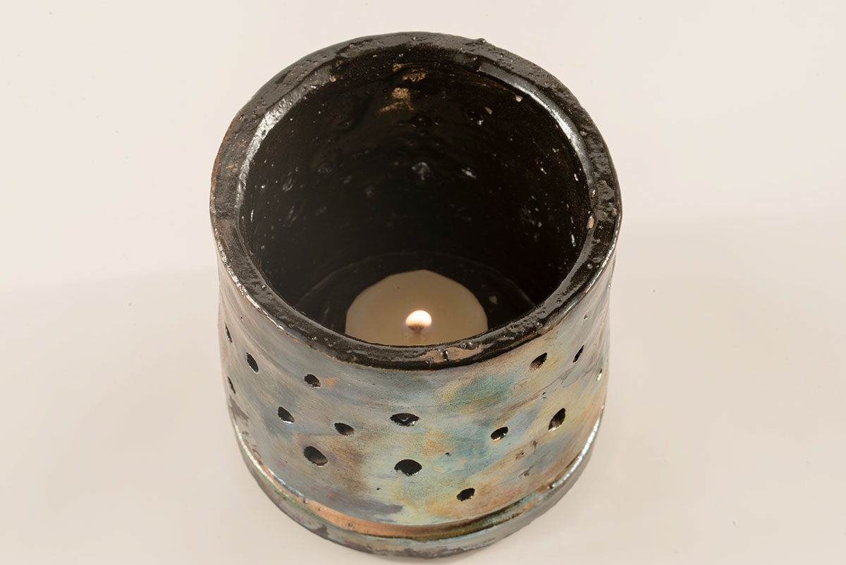 ceramics  candle Vase