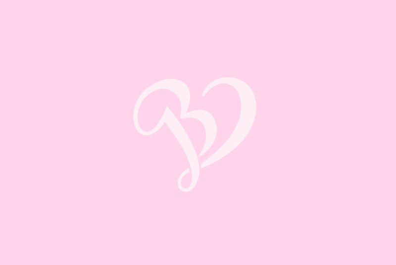 pink logo identitiy lettering Custom brand Collateral Singer