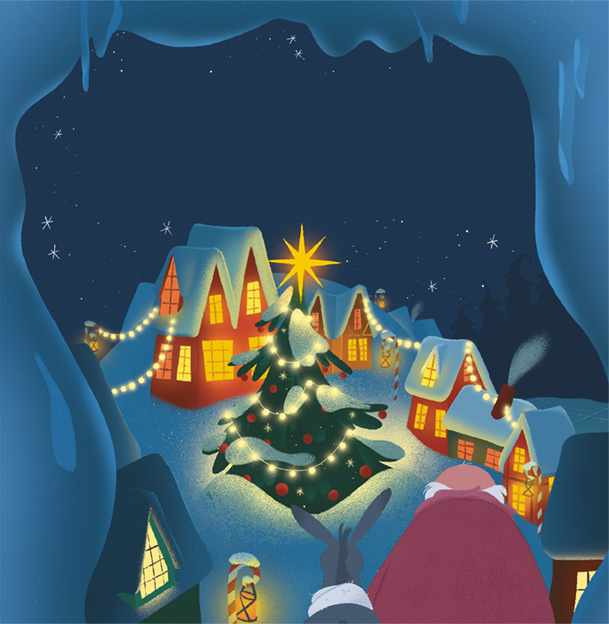 book children Christmas classicstories editorial Gingermanbread present reindeer