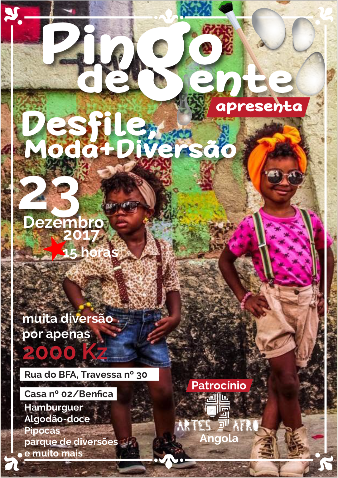 Campanhas de divulgação sport flyer Dino Cross design angola Luanda cover magazine