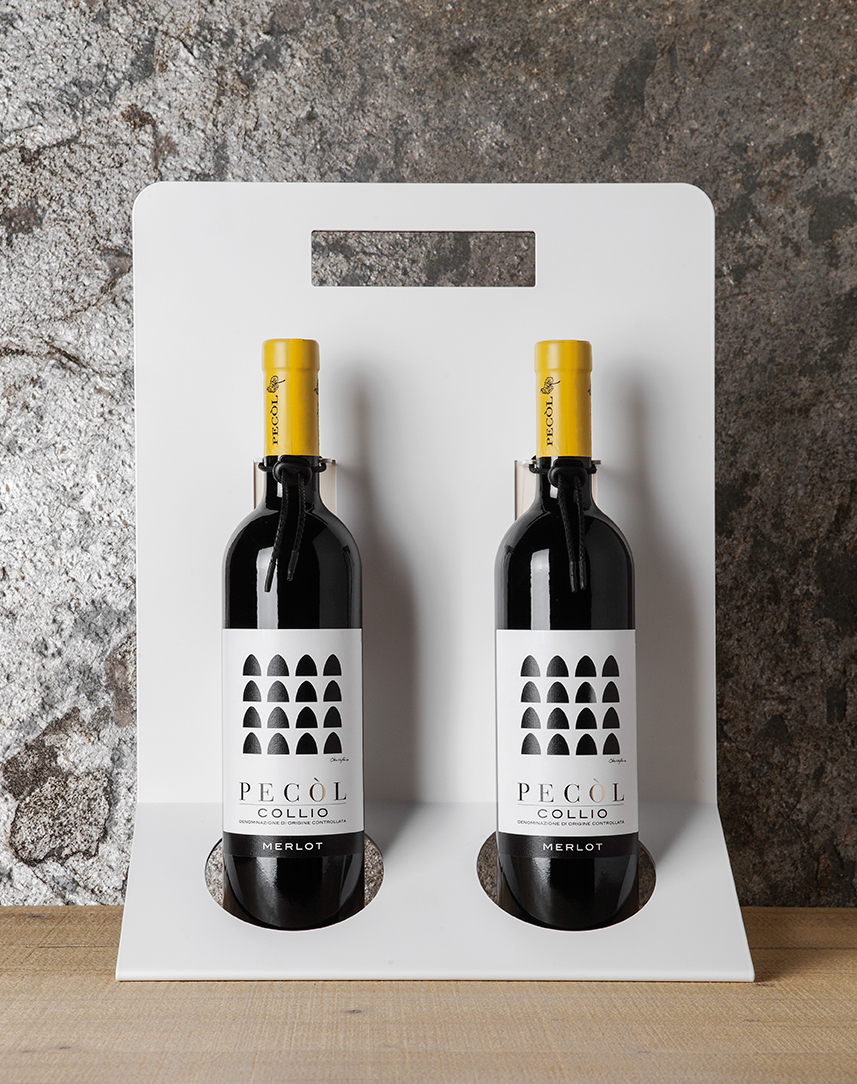 winerack wine product design Portabottiglie trasporto alluminio legno made in italy Theca