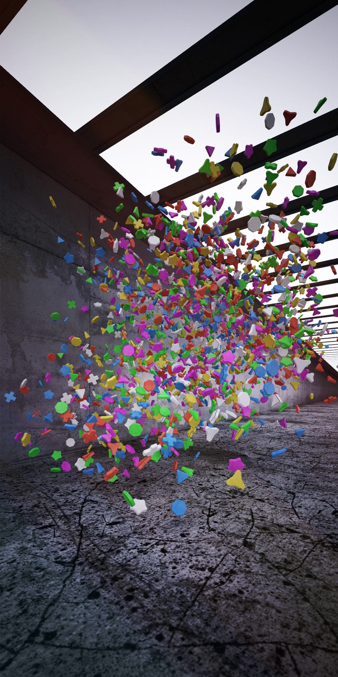 freedom color freedom color cinema 4d vray abstract